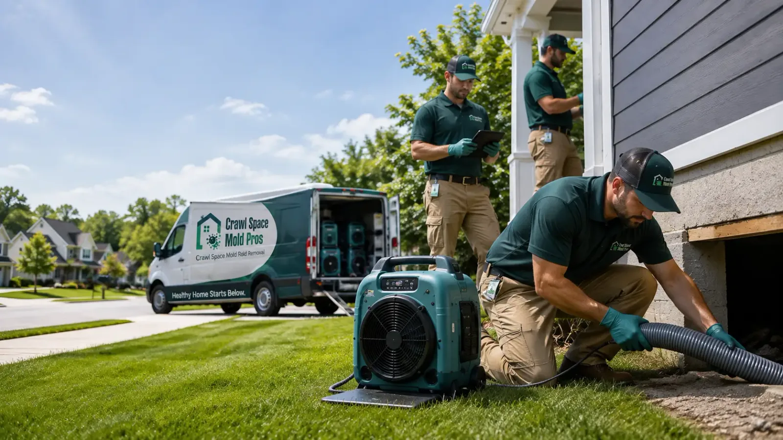 Crawl Space Mold Removal in Roseville, OH